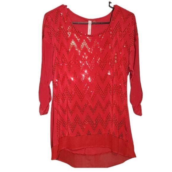 LADIES sequined blouse - Picture 1 of 10